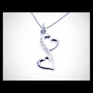 🔥LastChance🔥 Silver Infinity ❤️ Diamond Necklace